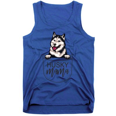 Husky Mama Dog Lover Funny Dog Mom Cute Dog Owner Funny Gift Tank Top