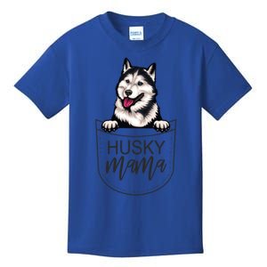 Husky Mama Dog Lover Funny Dog Mom Cute Dog Owner Funny Gift Kids T-Shirt