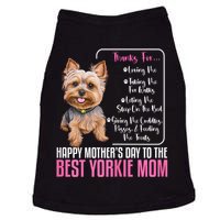 Happy MotherS Day To The Best Yorkie Mom Yorkie Dog Mommy Doggie Tank