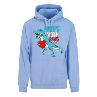 Happy Mother's Day Son For Mommy Rawr Trex Dino Unisex Surf Hoodie