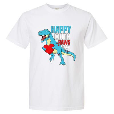 Happy Mother's Day Son For Mommy Rawr Trex Dino Garment-Dyed Heavyweight T-Shirt