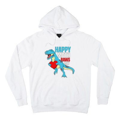 Happy Mother's Day Son For Mommy Rawr Trex Dino Hoodie