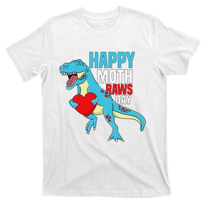 Happy Mother's Day Son For Mommy Rawr Trex Dino T-Shirt