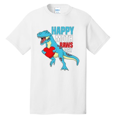 Happy Mother's Day Son For Mommy Rawr Trex Dino Tall T-Shirt