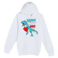 Happy Mother's Day Son For Mommy Rawr Trex Dino Premium Pullover Hoodie