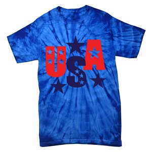 Happy Memorial Day Freedom 4th Of July Gift Tie-Dye T-Shirt