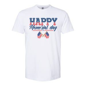 Happy Memorial Day Gift Softstyle CVC T-Shirt