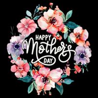 Happy Mothers Day Cute Floral Mom Grandma Wool Snapback Cap
