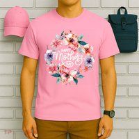 Happy Mothers Day Cute Floral Mom Grandma T-Shirt