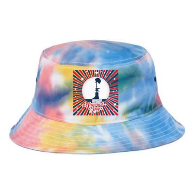 Happy Memorial Day Usa Patriotic Flag Gift Tie Dye Newport Bucket Hat