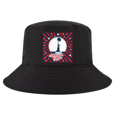 Happy Memorial Day Usa Patriotic Flag Gift Cool Comfort Performance Bucket Hat