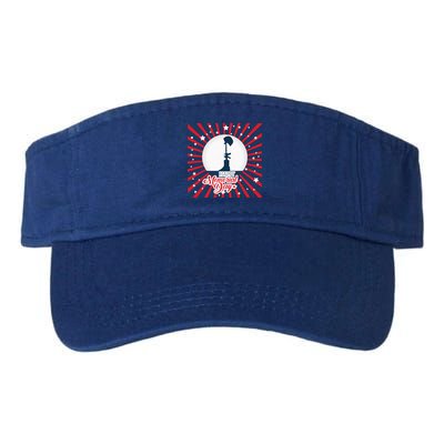 Happy Memorial Day Usa Patriotic Flag Gift Valucap Bio-Washed Visor