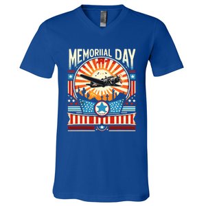 Happy Memorial Day 2024 V-Neck T-Shirt