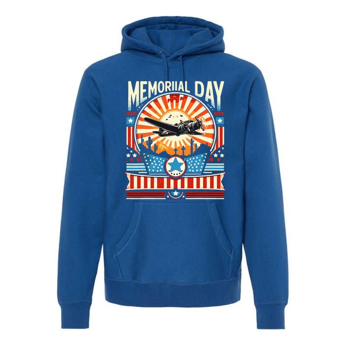 Happy Memorial Day 2024 Premium Hoodie