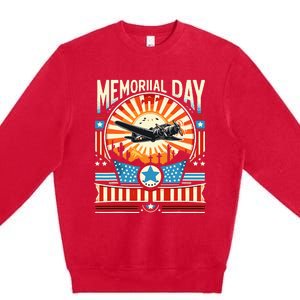 Happy Memorial Day 2024 Premium Crewneck Sweatshirt