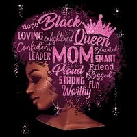 Happy MotherS Day Mom African American Doggie Tank