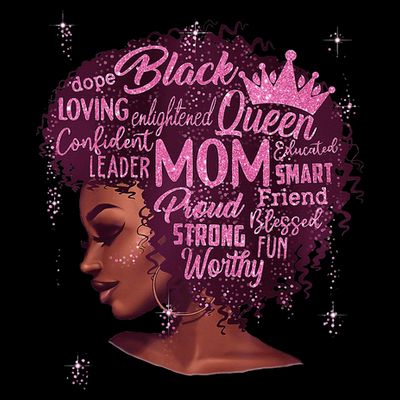 Happy MotherS Day Mom African American T-Shirt