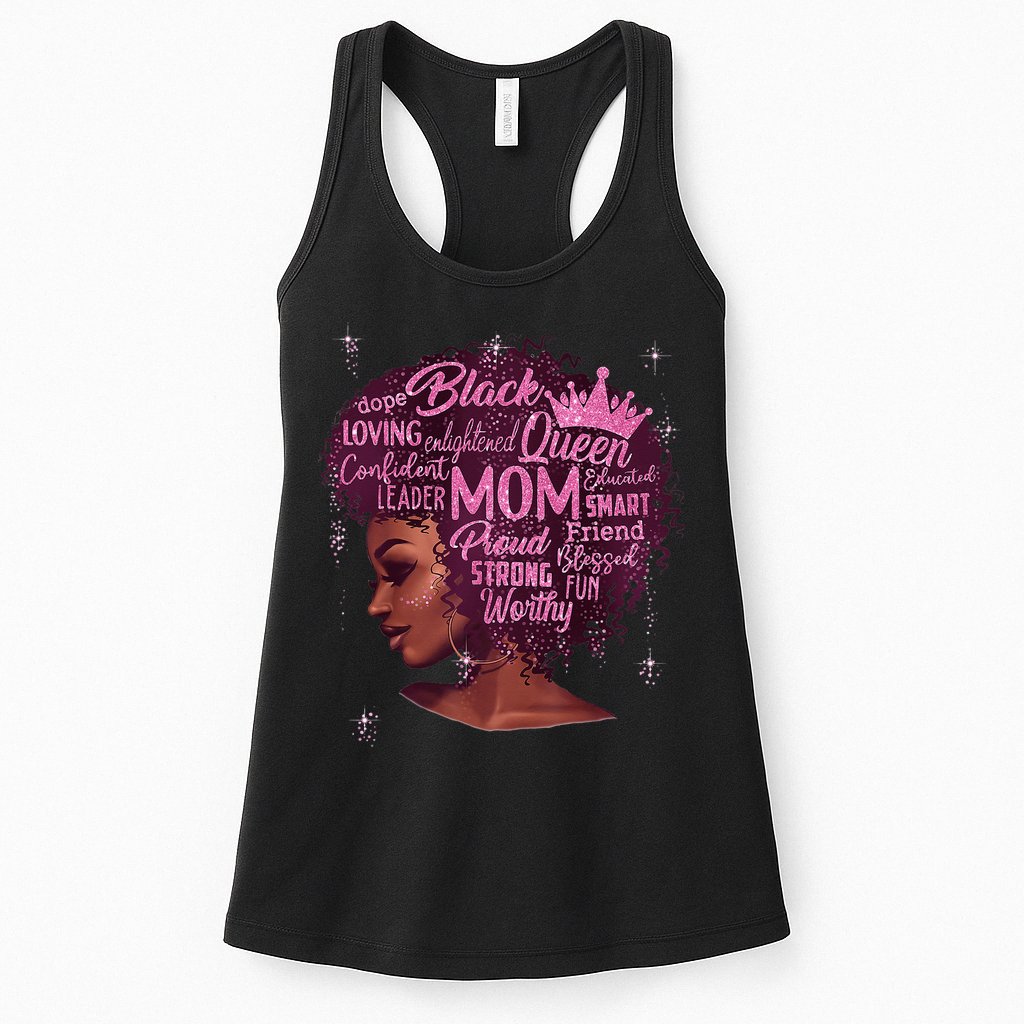Happy MotherS Day Mom African American Womens Tank Top