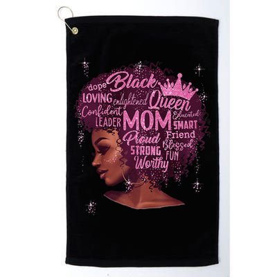 Happy MotherS Day Mom African American Golf Towel