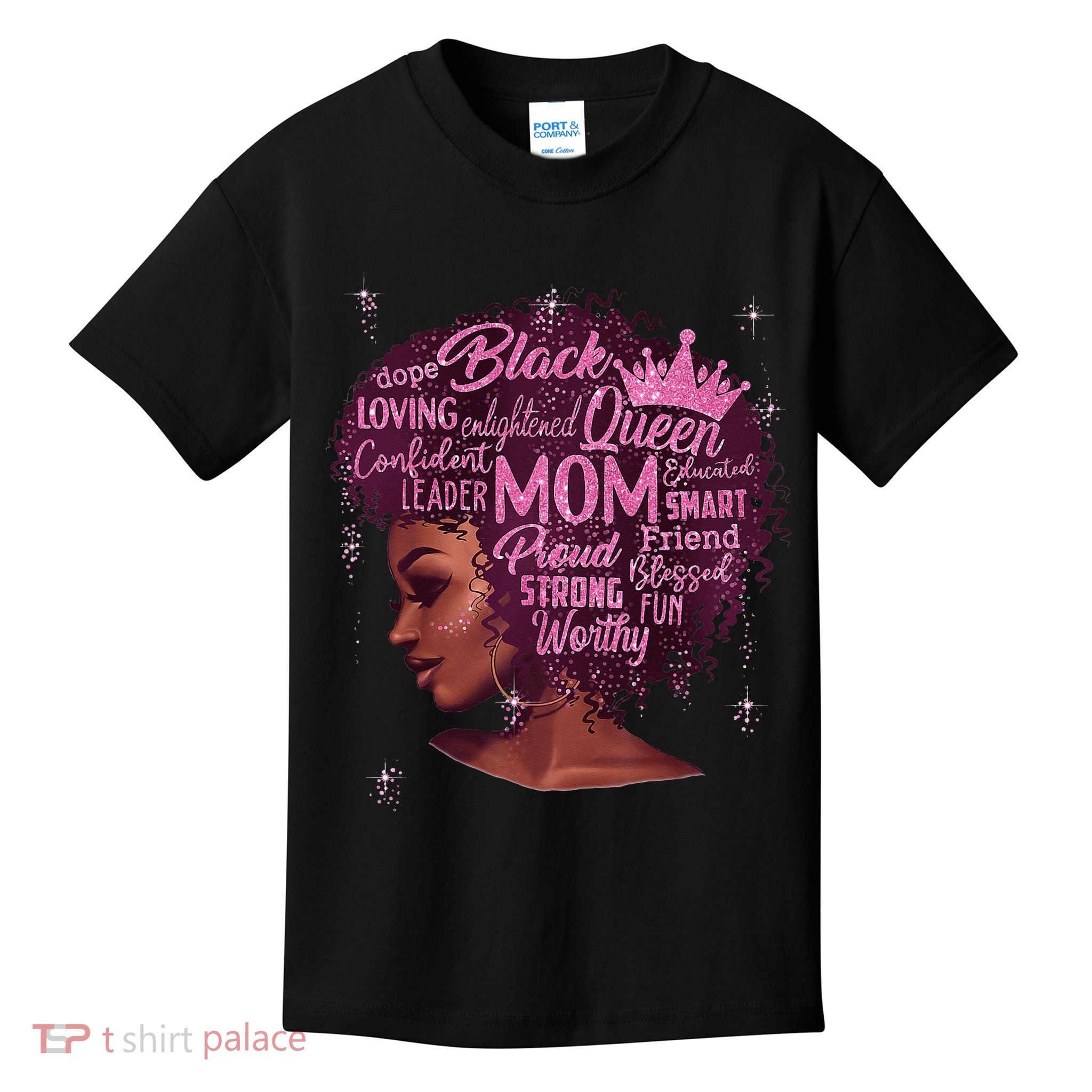 Happy MotherS Day Mom African American Kids T-Shirt