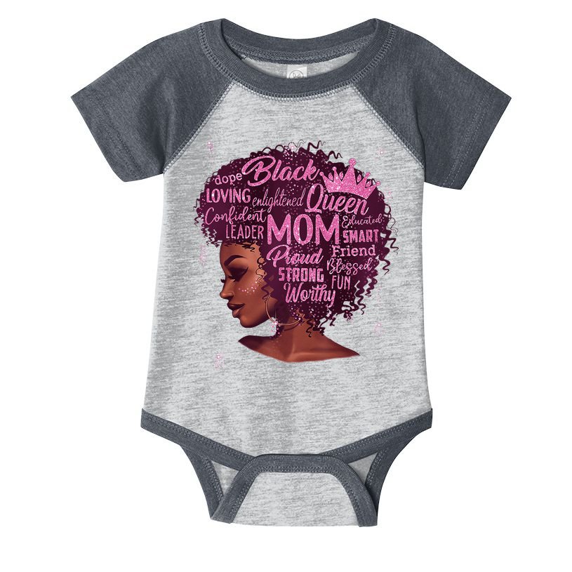 Happy MotherS Day Mom African American Infant Baby Jersey Bodysuit