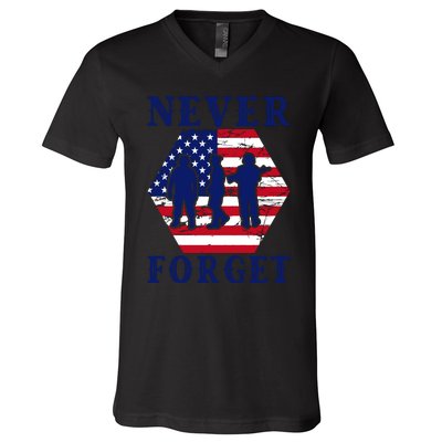 Happy Memorial Day T V-Neck T-Shirt