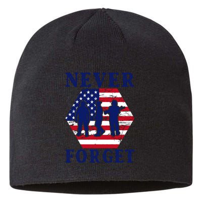 Happy Memorial Day T Sustainable Beanie