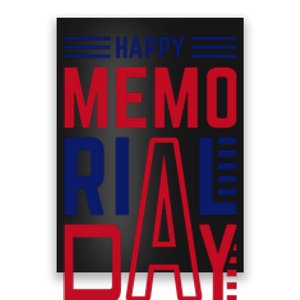 Happy Memorial Day T Poster