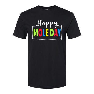 Happy Mole Day October 23rd National Mole Day Avogadro's Softstyle CVC T-Shirt