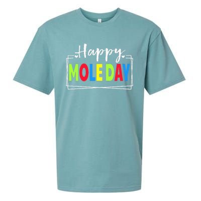 Happy Mole Day October 23rd National Mole Day Avogadro's Sueded Cloud Jersey T-Shirt