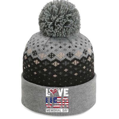 Happy Memorial Day T The Baniff Cuffed Pom Beanie