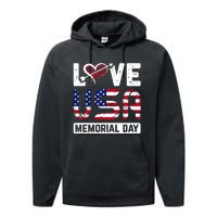 Happy Memorial Day T Performance Fleece Hoodie