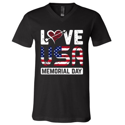 Happy Memorial Day T V-Neck T-Shirt