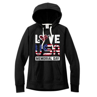 Happy Memorial Day T Women's Fleece Hoodie