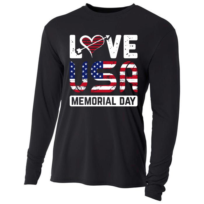 Happy Memorial Day T Cooling Performance Long Sleeve Crew