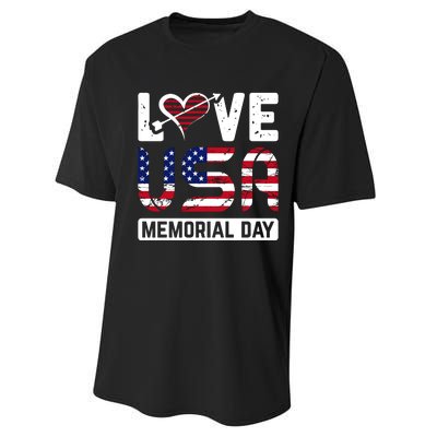 Happy Memorial Day T Performance Sprint T-Shirt