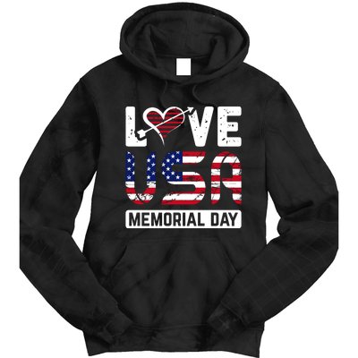 Happy Memorial Day T Tie Dye Hoodie