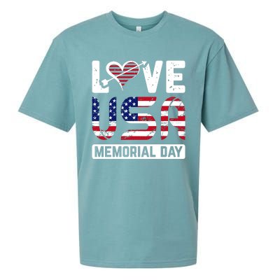 Happy Memorial Day T Sueded Cloud Jersey T-Shirt