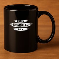 Happy Memorial Day T 11oz C Handle Ceramic Mug