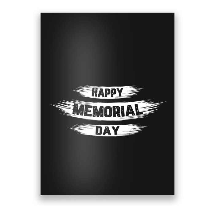 Happy Memorial Day T Poster