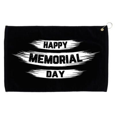 Happy Memorial Day T Grommeted Golf Towel