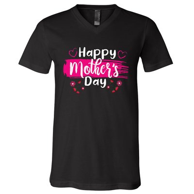 Happy Mothers Day 2024 For Women Mom Grandma Love V-Neck T-Shirt