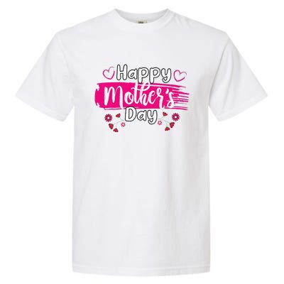 Happy Mothers Day 2024 For Women Mom Grandma Love Garment-Dyed Heavyweight T-Shirt