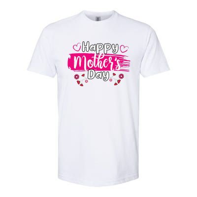 Happy Mothers Day 2024 For Women Mom Grandma Love Softstyle CVC T-Shirt