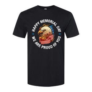 Happy Memorial Day We Are Proud Of You Memorial Day Cute Gift Softstyle CVC T-Shirt