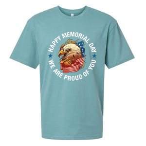 Happy Memorial Day We Are Proud Of You Memorial Day Cute Gift Sueded Cloud Jersey T-Shirt