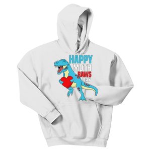 Happy Mother's Day Son For Mommy Rawr Trex Dino Kids Hoodie