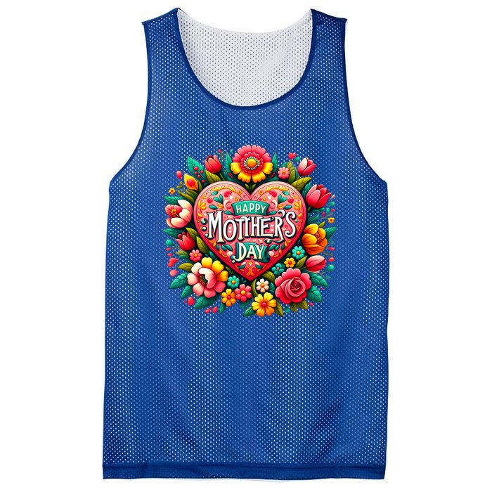 Happy MotherS Day Gift Mesh Reversible Basketball Jersey Tank