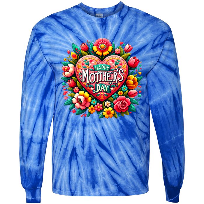 Happy MotherS Day Gift Tie-Dye Long Sleeve Shirt