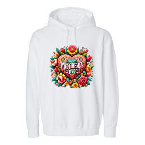 Happy MotherS Day Gift Garment-Dyed Fleece Hoodie